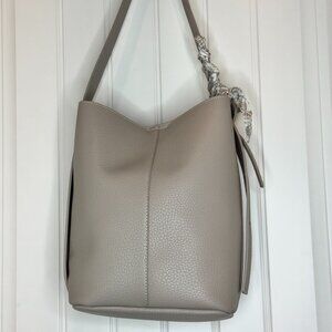 Beige Bucket Handbag!